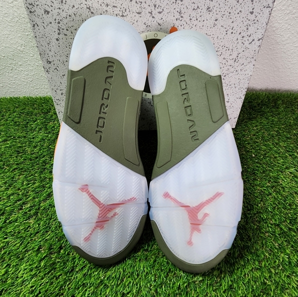 Size 12 - Air Jordan 5 Retro 2024 Olive Green Orange Suede (DD0587-308) - Picture 10 of 10